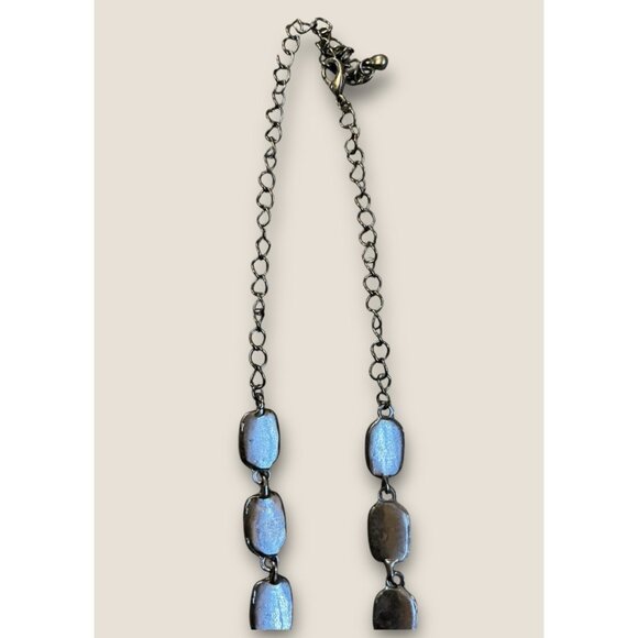 Vintage Inspired Red Stone Cluster Pendant Necklace Antique Silver Chain - Picture 6 of 7